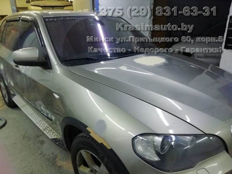 BMW X5 2012 г.в. покраска в Минске