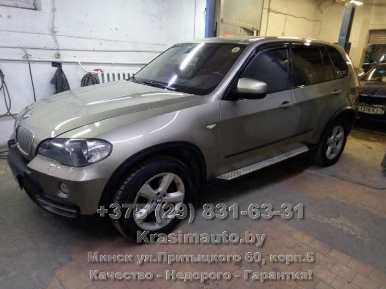 BMW X5 2012 покраска в камере