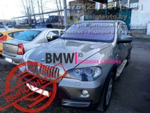 покраска BMW X5 2012 г.в. в Минске