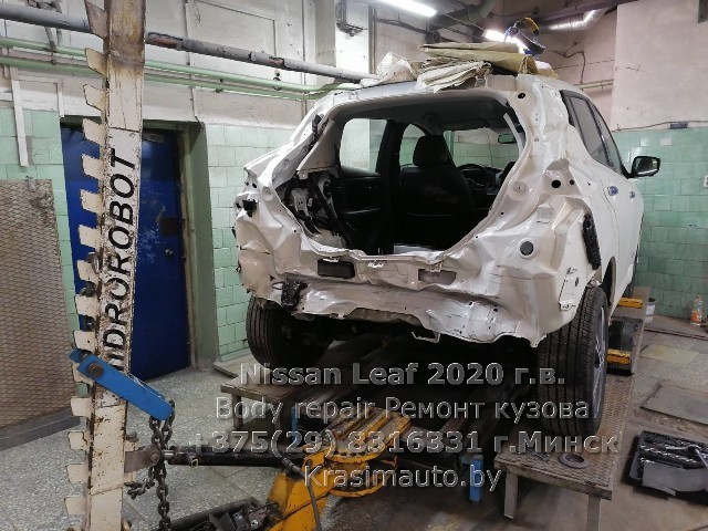 ремонт кузова Nissan Leaf 2020