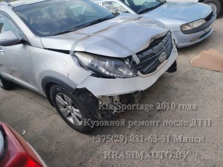 Восстановление авто после ДТП – KIA Sportage 2010 года