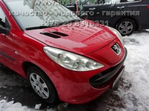 кузовной ремонт и покраска Peugeot 206 в Минске